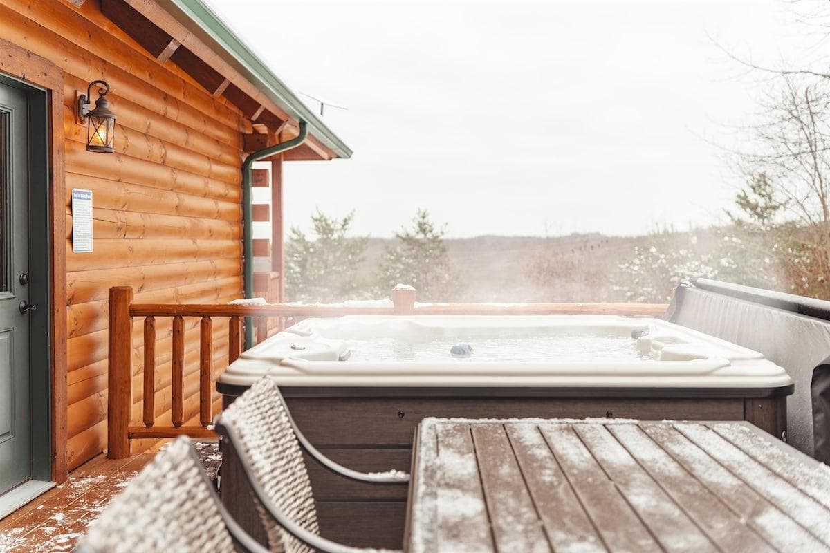 After a Day of Hiking, Have a Relaxing Soak in the Brand New 6 Person Hot-Tub under the Stars!